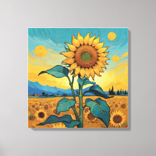 Toile Fleur de Soleil straillante - Dutch Master Serie Z