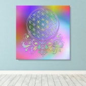 Toile Fleur de vie / Blume des Lebens - Ornements II (Insitu (Plancher de Bois))