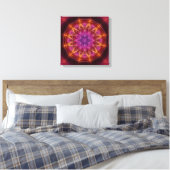 Toile "fleur de vie", "géométrie sacrée", mandala, cont (Insitu(Chambre))