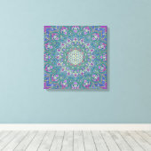 Toile Fleur De Vie - Mandala India Style 1 (Insitu (Plancher de Bois))