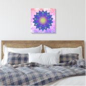 Toile Fleur De Vie - Mandala Indien 3 (Insitu(Chambre))