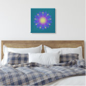 Toile Fleur De Vie - Mandala Indien 3 (Insitu(Chambre))