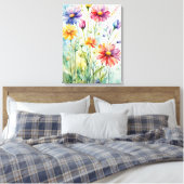Toile Fleur d'été - Un plaisir d'aquarelle (Insitu(Chambre))