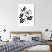 Toile Fleur d'hibiscus II (Insitu(Chambre))
