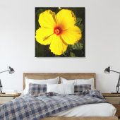 Toile Fleur d'Hibiscus Jaune (Insitu(Chambre))