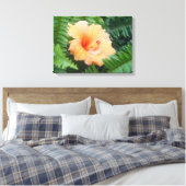 Toile Fleur d'Hibiscus orange (Insitu(Chambre))