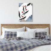 Toile Fleur d'hiver abstrait (Insitu(Chambre))