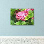 Toile Fleur d'hortensia rose foncé (Insitu (Plancher de Bois))