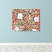 Toile Fleur d'illustration Rose sauvage Vintage (Insitu (Plancher de Bois))