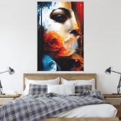 Toile Fleur d'introspection (Insitu(Chambre))