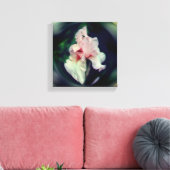 Toile Fleur d'Iris à Barbe Rose Art (Insitu(Salon))