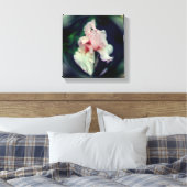 Toile Fleur d'Iris à Barbe Rose Art (Insitu(Chambre))