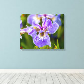 Toile Fleur d'Iris Pourpre (Insitu (Plancher de Bois))