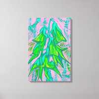 Fleur d'oiseaux australienne, peinture florale tro