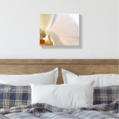 Toile Fleur d'orchidée blanche en gros plan (Insitu(Chambre))