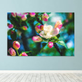 Toile Fleur et bourgeons de pommes de terre (Insitu (Plancher de Bois))