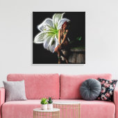 Toile Fleur fille (Insitu(Salon))