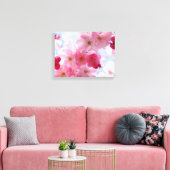 Toile Fleur florale rose de printemps (Insitu(Salon))