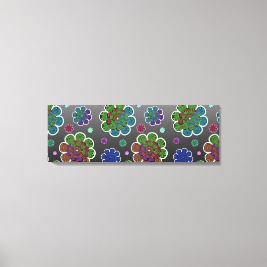 Toile Fleur fractale deux (Recto)