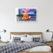 Toile Fleur Freesia sur le clavier (Insitu(Chambre))