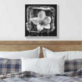 Toile Fleur gelée fondant la glace (Insitu(Chambre))