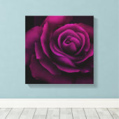 Toile Fleur gothique de rose violet-rouge (Insitu (Plancher de Bois))