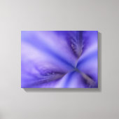 Toile Fleur Iris Violet Fermer (Recto)