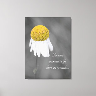 Toile Fleur jaune de marguerite