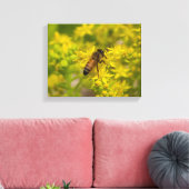 Toile Fleur jaune et Miel Bee Maleny 2016 (Insitu(Salon))