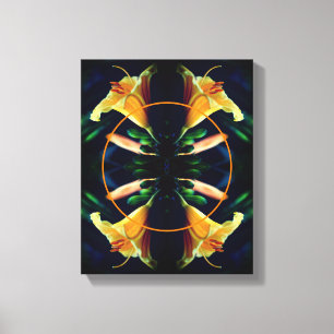 Toile Fleur Lily Jaune Créez votre propre photo