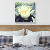 Toile Fleur Lily Lotus en fleurs d'eau blanche (Insitu(Chambre))