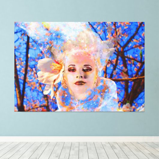 Toile Fleur magique (Insitu (Plancher de Bois))