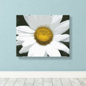 Toile Fleur marguerite blanche et jaune (Insitu (Plancher de Bois))