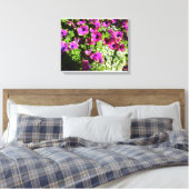 Toile Fleur mauve et blanche (Insitu(Chambre))