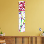 Toile Fleur montante (Insitu(Salon))