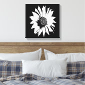 Toile Fleur Noir/Blanc (Insitu(Chambre))