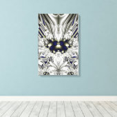 Toile Fleur noire (Insitu (Plancher de Bois))