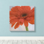 Toile Fleur orange Gerber Daisy (Insitu (Plancher de Bois))
