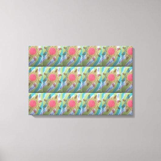 Toile Fleur Pointillée (Recto)