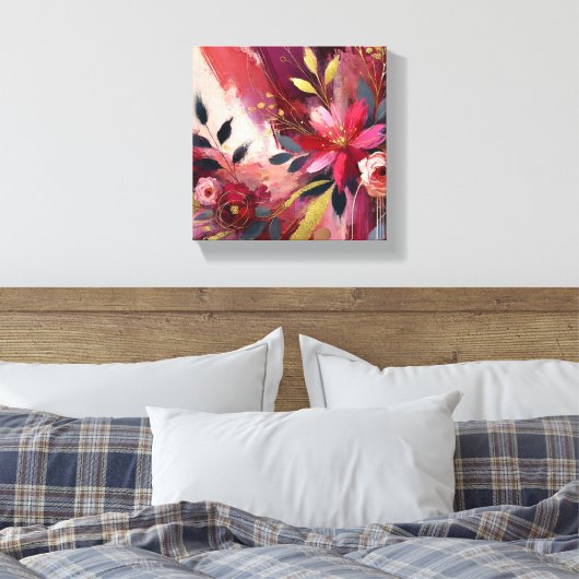 Toile Fleur radieuse (Insitu(Chambre))