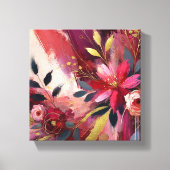 Toile Fleur radieuse (Recto)