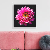 Toile Fleur rose (Insitu(Salon))