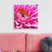 Toile Fleur rose (Insitu(Salon))