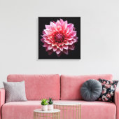 Toile Fleur rose (Insitu(Salon))