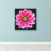 Toile Fleur rose (Insitu (Plancher de Bois))