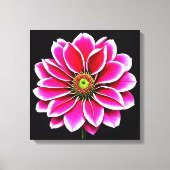 Toile Fleur rose (Recto)