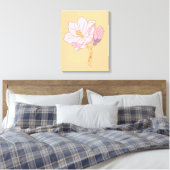 Toile Fleur rose (Insitu(Chambre))