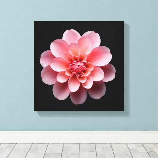 Toile Fleur rose (Insitu (Plancher de Bois))