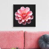 Toile Fleur rose (Insitu(Salon))