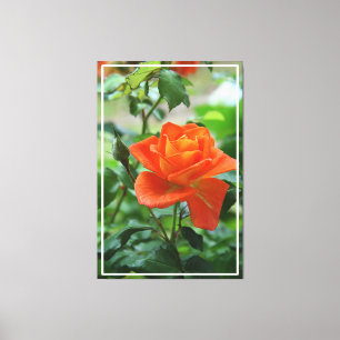 Toile Fleur rose de la nature
